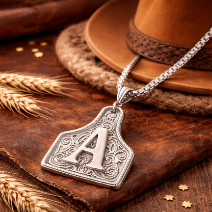 Cow Tag Necklace